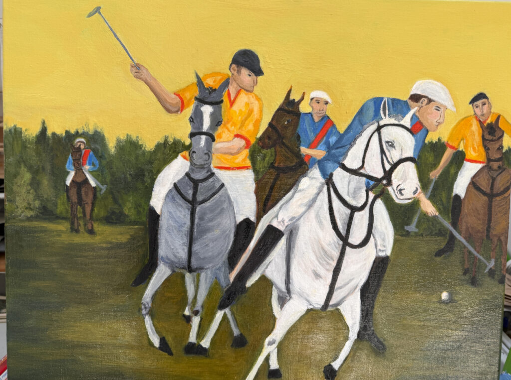 Janice Siegle Fine Art "Final Chukker"